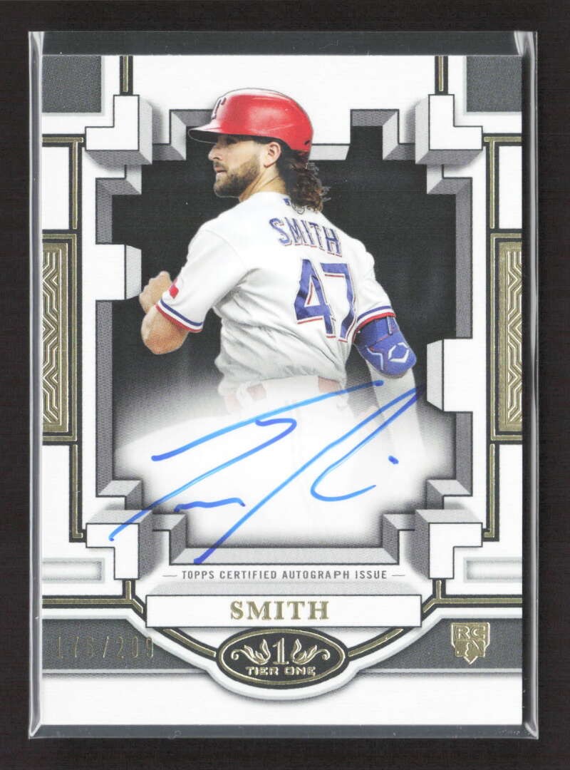 2023 Topps Tier One Josh Smith Break Out Auto /299 Rookie RC DV5934