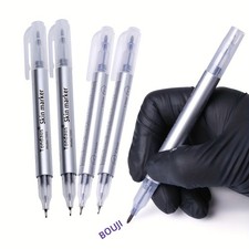 10PC Tattoo Marker Set Double Ended Positioning Ruler Sterilized Purple Pens
