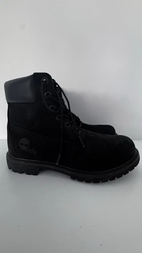 Timberland 8658A stivali impermeabili da donna premium con lacci da 6 pollici neri UK8 EU41 5