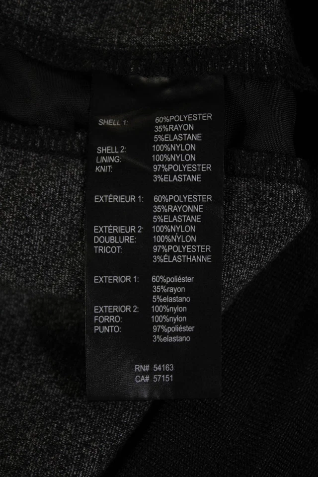 Calça Karl Lagerfeld Masculina Estampa Xadrez Cordão Cintura Perna Reta Preta Tamanho G - Imagem 4 de 4