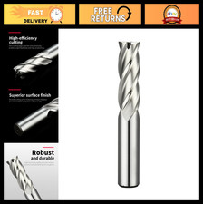 25mm 4 Flute HSS End Mill Cutter - Straight Shank, Center Cutting, Slot Keyway