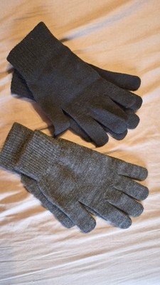 2x H&m Handschuhe Schwarz + Grau One Size