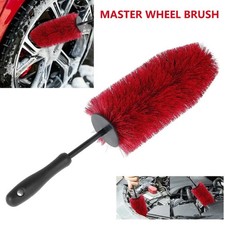 Long Wheel Brush Car Bendable Wash Tool Cleaning Brush Tire Rims Spokes 18" USA