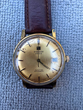 Vintage Tissot Seastar Automatic Watch Gold Plated Cal 2481 Ref 44520-5 Running