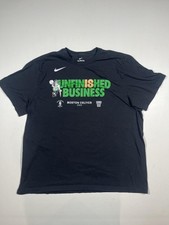 Boston Celtics Shirt Mens 2XL Black NBA Basketball Nike Unfinished Business 2023