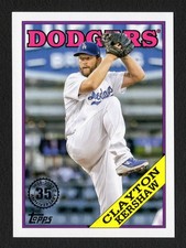 Clayton Kershaw 2023 Topps Series 1 1988 Topps Baseball #T88-21 Dodgers