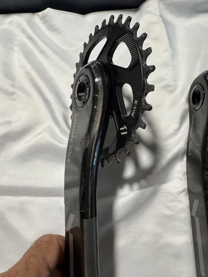 SRAM XX1 Carbon Fiber Mountain Bike Crankset 175mm / 32 Tooth 11-12 Speed Q156 - Image 2 of 4