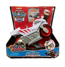 Paw Patrol Wildcat Moto Pups Vehicle and Figure Deluxe Motorcycle Wild Cat Pack