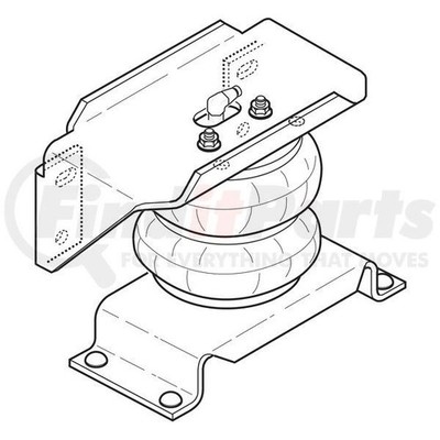Firestone Ride-Rite For Air Helper Spring 2404 Kit  Ford F550 / Ram 4500/5500
