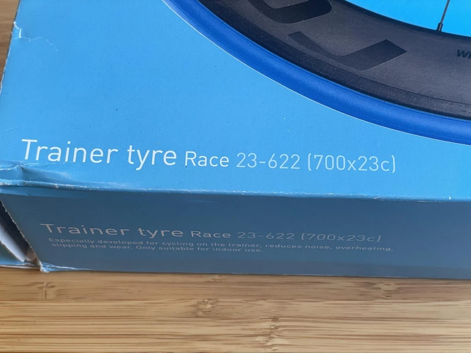 Neumático Tacx Trainer Race 700x23c 23-622 azul sin usar 1x Foto 2 de 4
