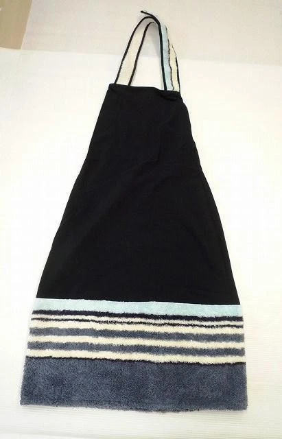 Autentico Abito CHANEL Cami Scollo a V Nero a Righe Taglia 36 Donna