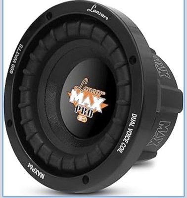 Lanzar MAXP Max Pro, subwoofer doble de gabinete pequeño, estuche MAXP64 6.5 