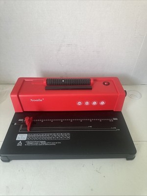 Noaln 46-Hole Binding Machine Spiral Coil Binder-Missing Handle, Power Supply.