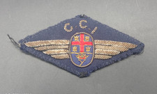 Insigne Brevet Tissu militaire,air,Para,Cannetille , WW2 ?  à identifier .