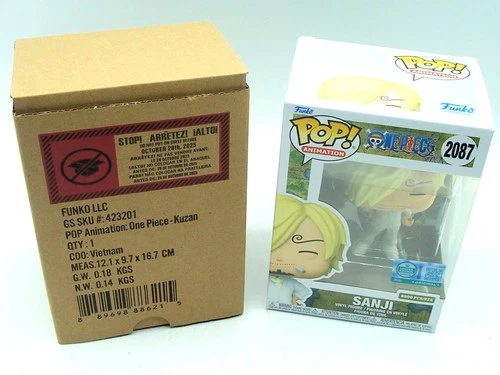 Funko Pop! Limited Edition SANJI One Piece GameStop Exclusive 2087 new in boxes