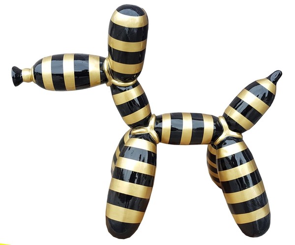 Abstrakte Skulptur Ballon Hund Deko Figur Statue 57Cm Figuren Statuen Skulpturen-image
