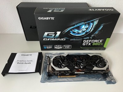 GIGABYTE GEFORCE GTX 980TI - 6GB - BOXED - DEFEKT/DEFECTIVE! - NO SIGNAL!