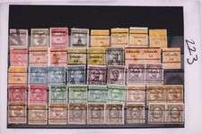 Indianapolis IN Precancel Lot 78 Washington Franklin Used Stamps