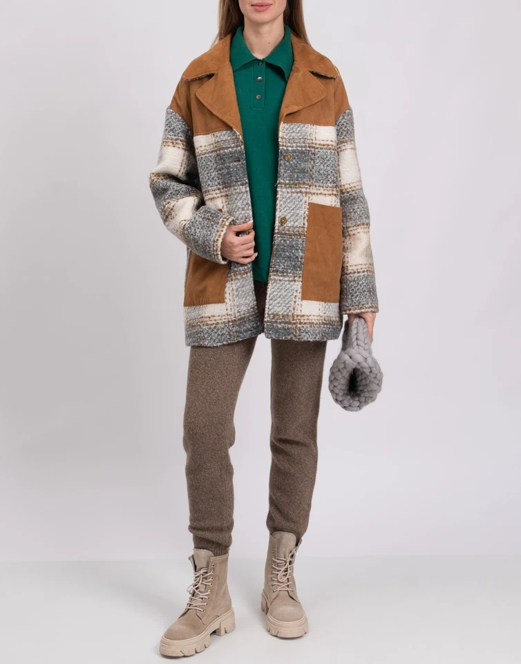 RRP €798 VINTAGE DE LUXE Tweed Jacket IT42 US6 M Alpaca & Wool Blend HANDMADE - Image 3 of 4