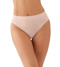 Wacoal SMALL Size 5 B-Smooth Seamless Hi-Cut Brief Panty NWOT 834175 Rose Dust
