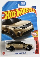 2025 Hot Wheels Then And Now 2/10 Gold Range Rover Velar #122 1:64 Scale SUV