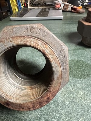 2'' NPT 3M GJ UNION, GROUND JOINT 3000 PSI