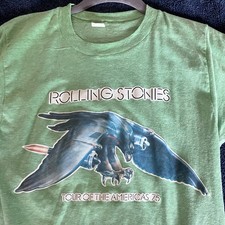 Vintage Rolling Stones 1975 Tour Of The Americas T-Shirt Size M