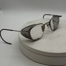 Antique 1920s AO Safety Glasses w/ Wire Mesh Side Shields Industrial Steampunk