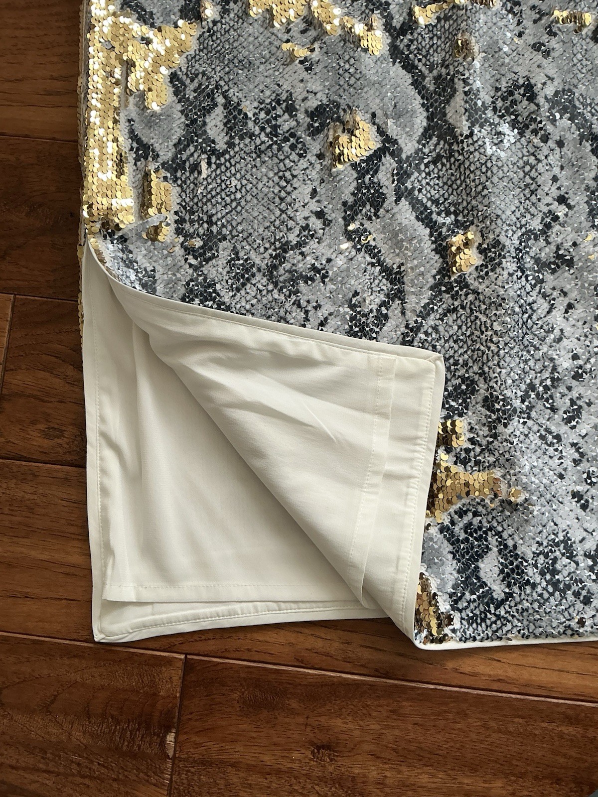 Ted Baker Sequin Snakeskin Pattern Midi Skirt, US… - image 6