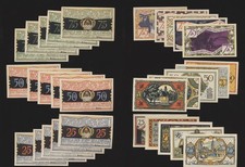 ZEULENRODA  5x 25 Pf , 5x 50 Pf , 5x 75 Pfennig  Notgeld  Th&uuml;ringen  GM 1470