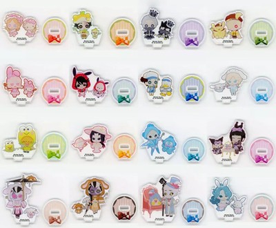 Identity V x Sanrio Acrylic Stand Set of 16 Collectible Figures  middle  Cat