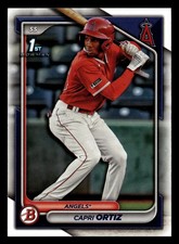 Capri Ortiz 2024 Bowman Prospect 1st #BP-73 Los Angeles Angels Rookie *024