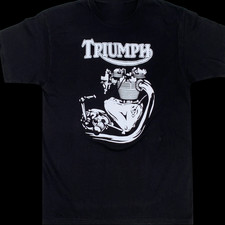 Triumph BAND Triumph black T-shirt Short sleeve S to 5Xl