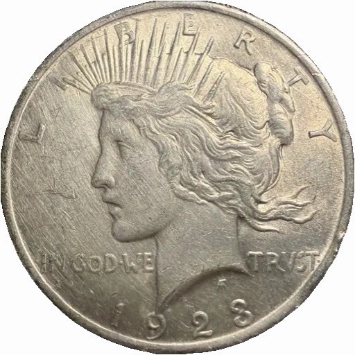 1923 Peace Silver Dollar $1 Coin 90% Silver US Dollar Nice Circulated