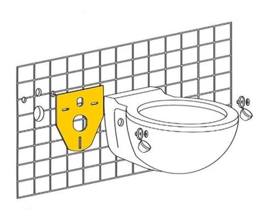 ELLOBO WC Schallschutz Geruchsverschluss Wand-WC aus PE-Schaum für Geberit Element