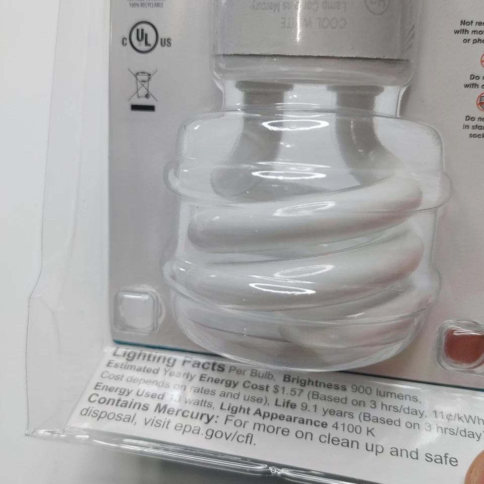 Feit Electric 6x GU24 - Twist Lock Base - Cool White 60w Replacement - Image 4 of 4