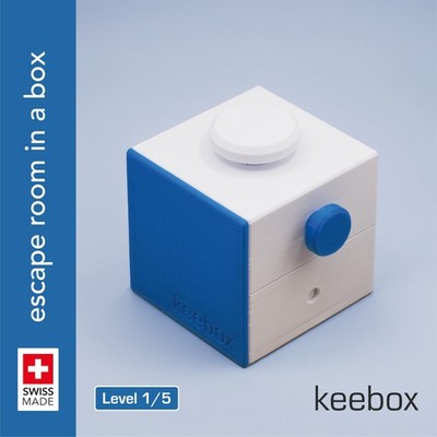 Keebox Blue - Level 1/5 - Keebox Puzzles - Escape Room in a Box