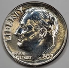 1957 Proof Roosevelt Dime 90% Silver