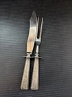 Sterling Silver Carving Set   Scrap Or Keep  + 1oz Troy Hollow Handle