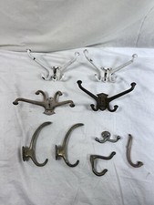 Lot of Vintage Wall Mount Coat Hanger Double
