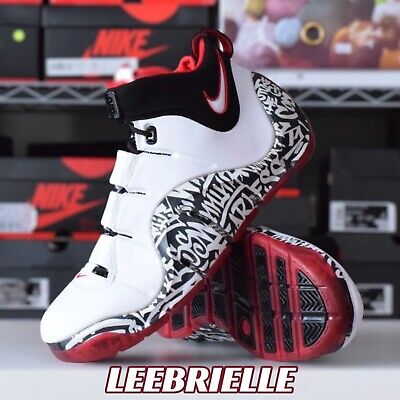 Nike Zoom LeBron 4 Graffiti White Black DJ4888-100 Men's Nike Zoom LeBron 4 Graffiti White Black DJ4888-100 Men's