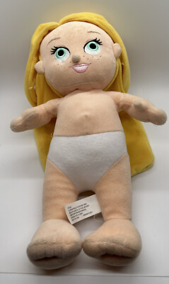 Disney's Babies Rapunzel Authentic Original Plush Stuffed Doll 12'' NO DRESS