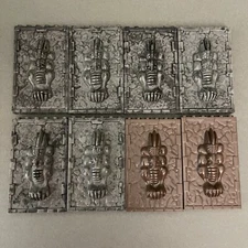 Mega Blok Bloks AS0988943 Brown Gray Replacement Add-on Parts Lot of 8