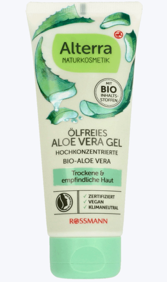 Alterra BIO Aloe Vera Face & Body Gel For Dry & Sensitive Skin Vegan 100ml