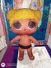 🦄MGA / LOL Surprise / "Queen Bee" African Girl '2020 16" Soft Body Doll Plush!