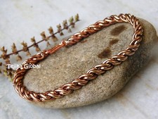 Heavy Chain Link Pure Copper Bracelet Arthritis handmade Energy Pain Bracelets,