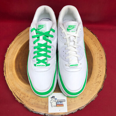 NIKE AIR MAX 90 UNDFTD UNDEFEATED SIZE 13 White Green Spark CJ7197