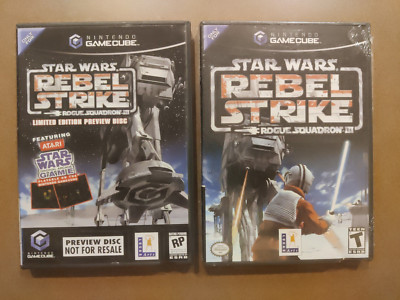 Star Wars: Rebel Strike Nintendo Gamecube Sealed mit Preview Disc NTSC U USA