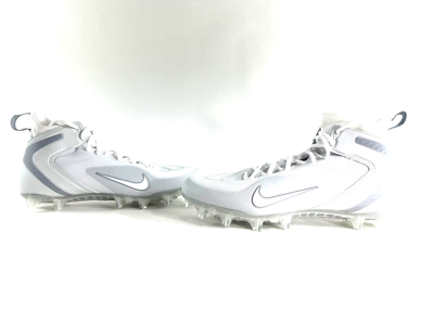 Nike Alpha Huarache 8 Elite LAX Lacrosse Cleats White Men display picture 1