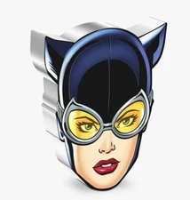 2022 Niue Faces of Gotham Catwoman 1 oz silver coin Mintage of 5000